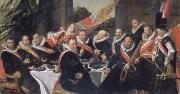 Frans Hals Festmabl of the officers of the St. Jorisdoelen in Haarlem USA oil painting artist